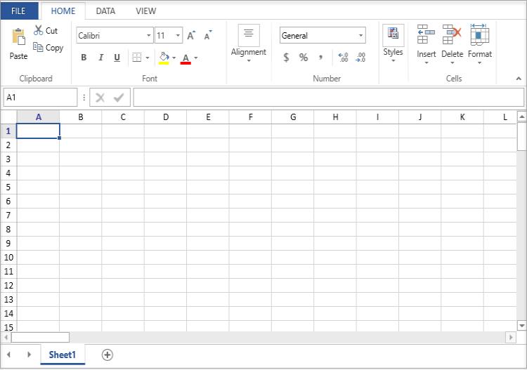 WPF Spreadsheet Control