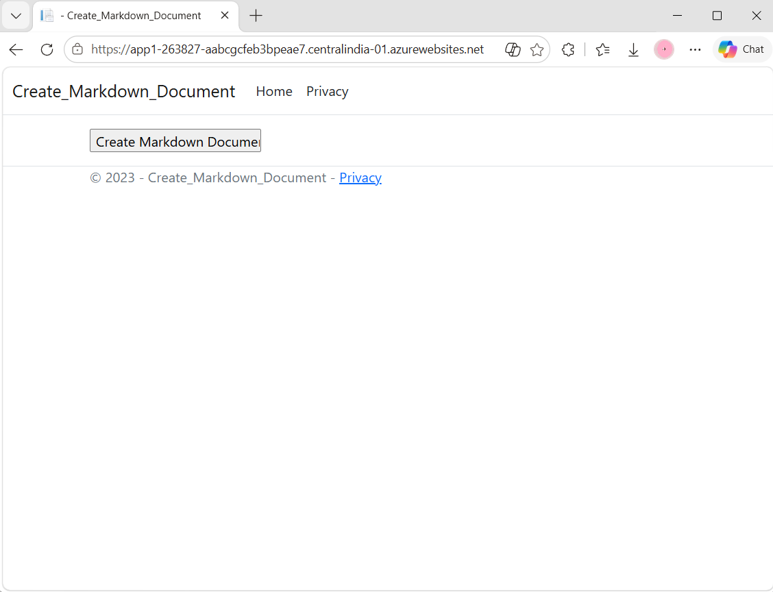 Browser will open after publish