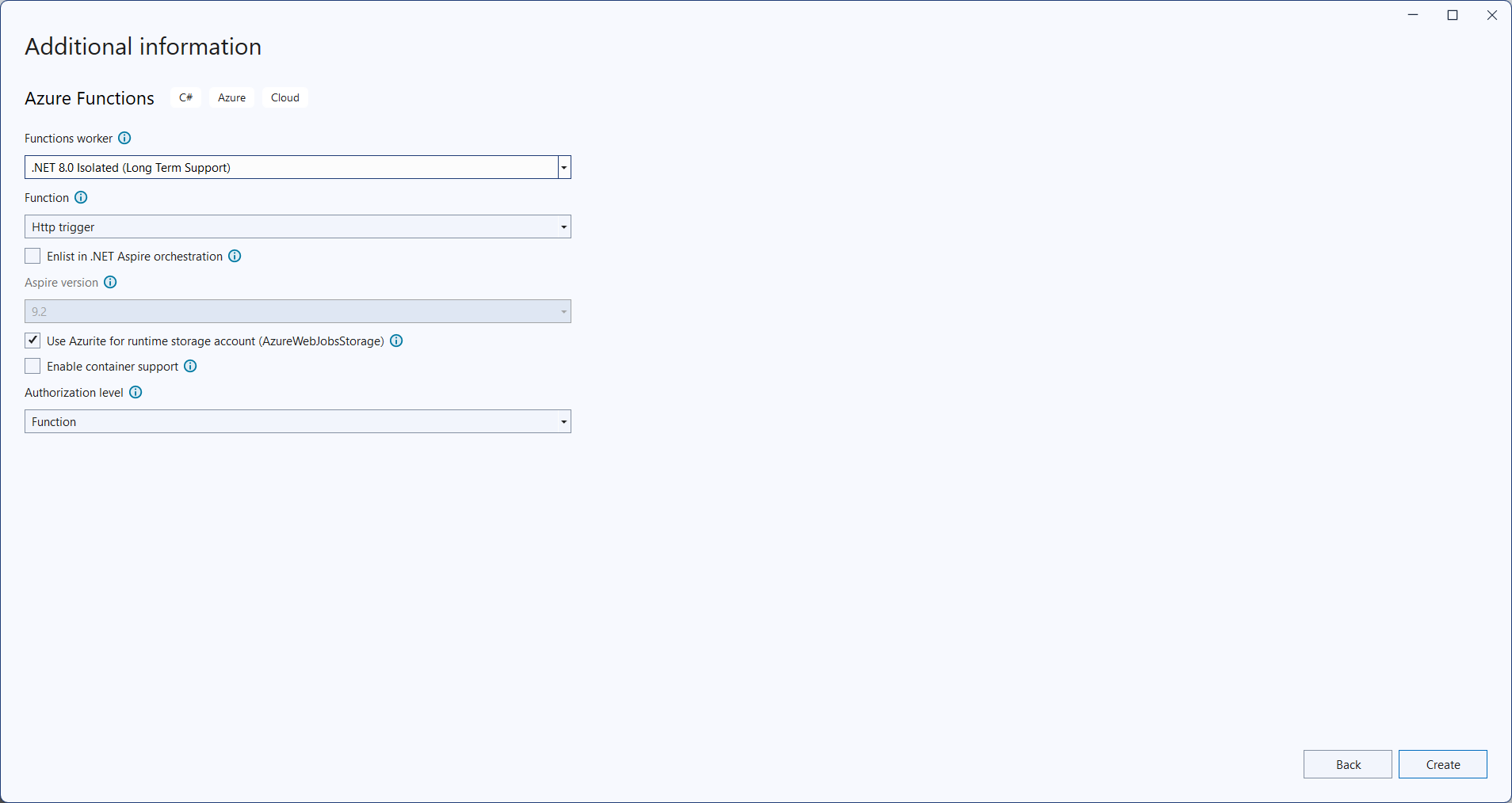 Select function worker