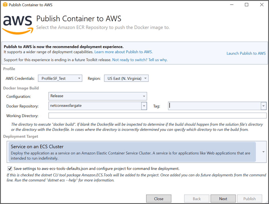 AWS ECS Step6