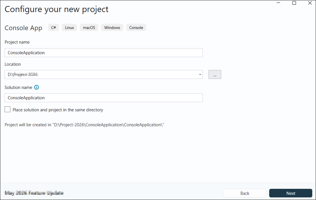 Configuration window1