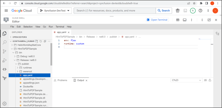 Docker file