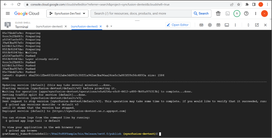 Get URL