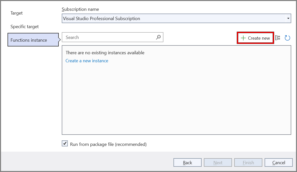 Configure Hosting Plan