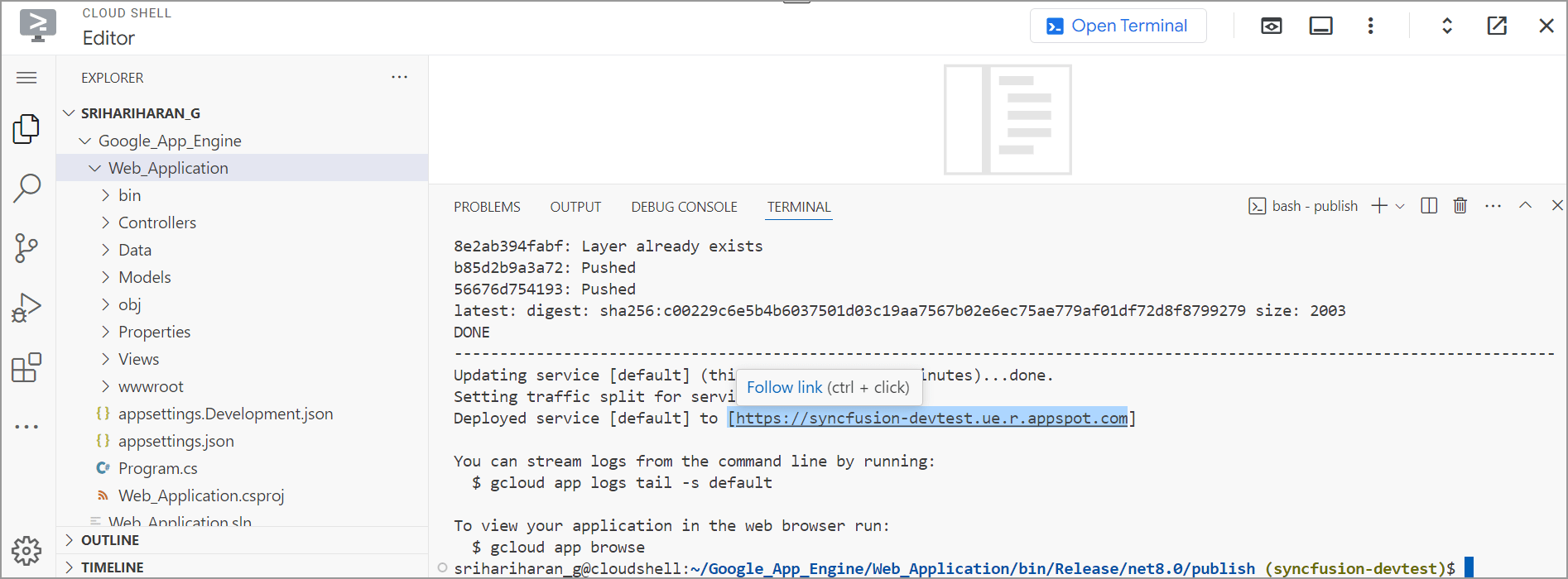 Get URL