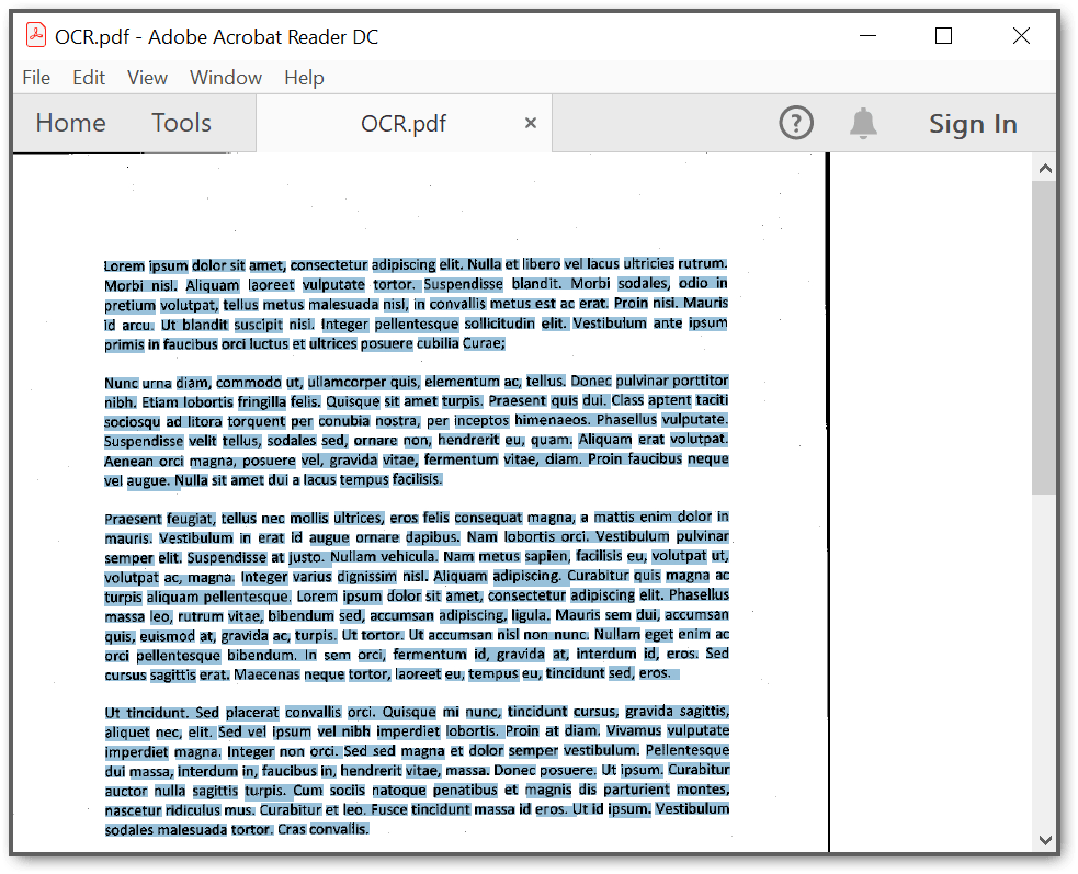 output pdf