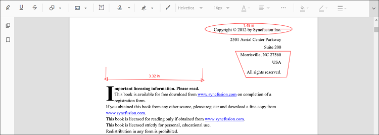 Measurement annotations overview