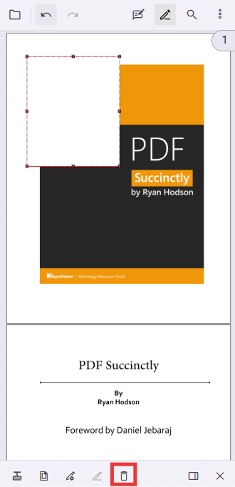 Delete Redaction Annotation