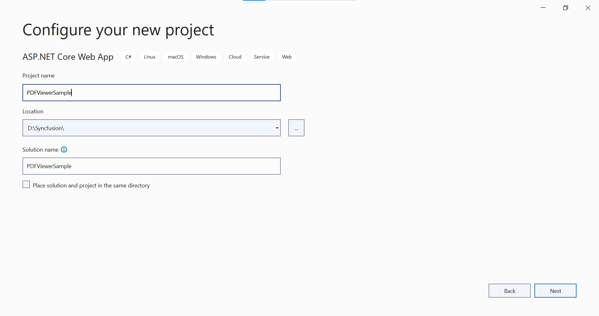 Set-project-name