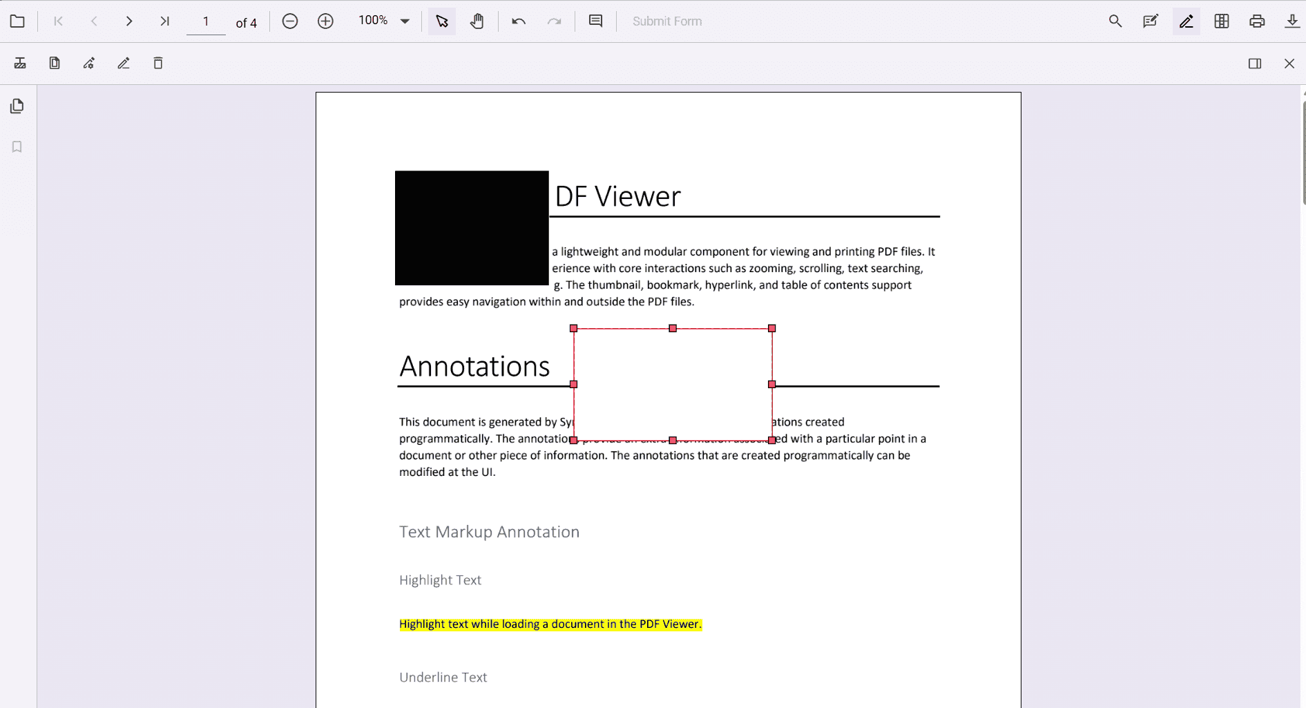 Moving a redaction annotation