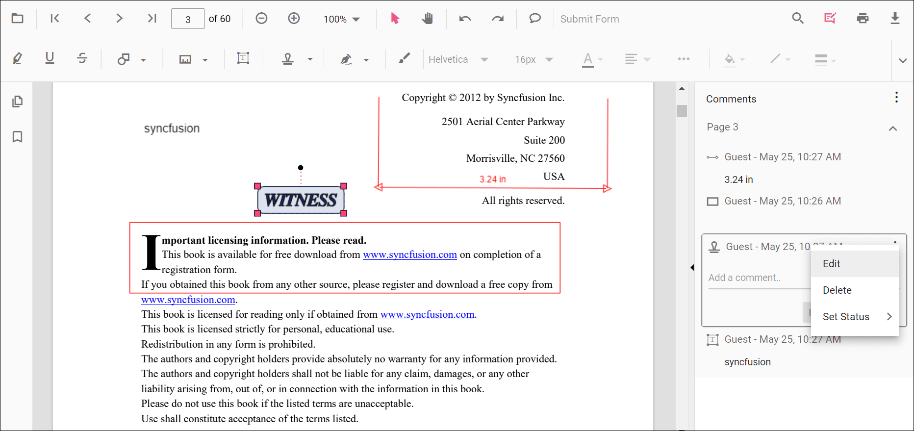 Edit comments and replies