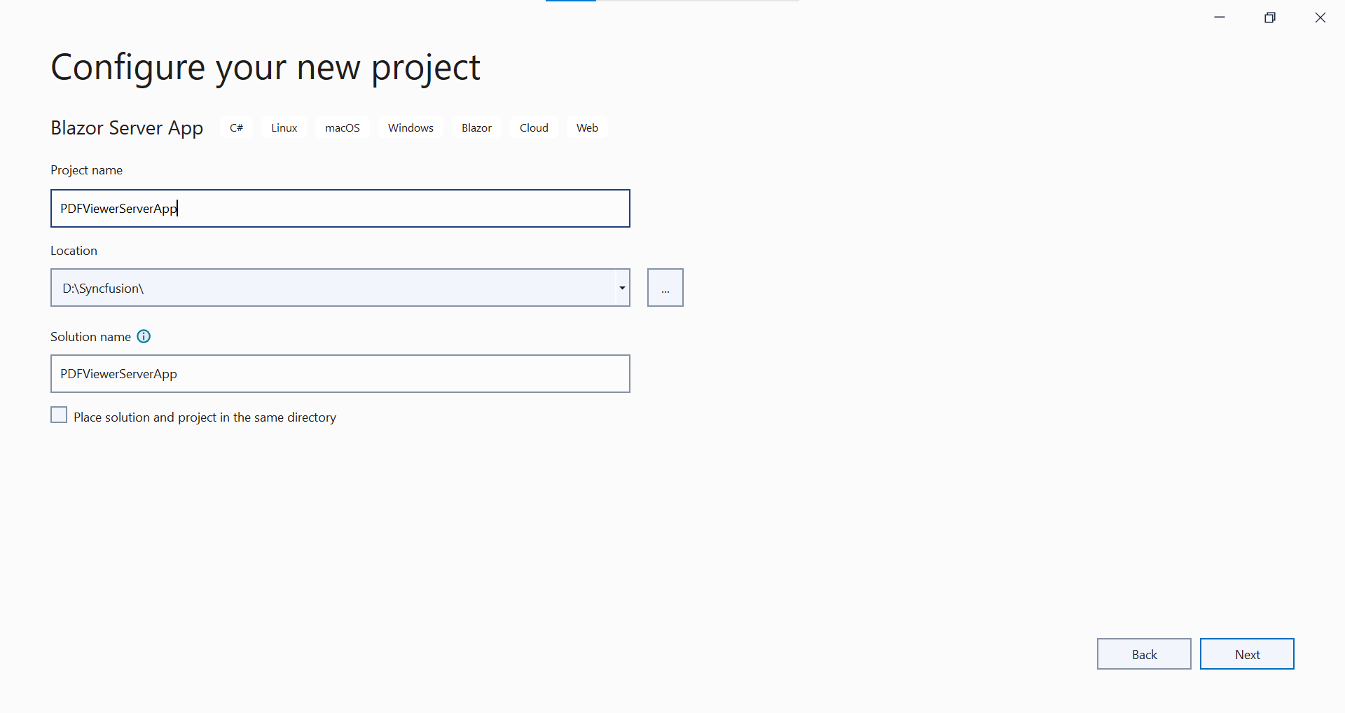 Set-project-name