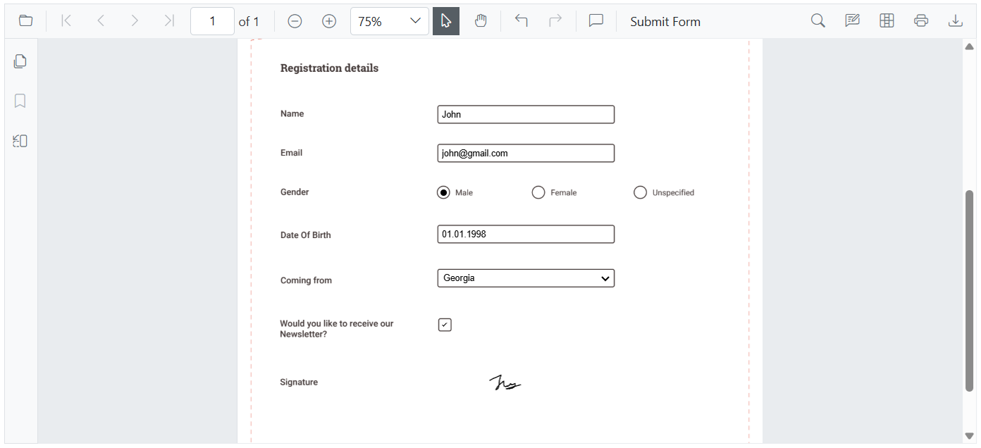 Form Filling