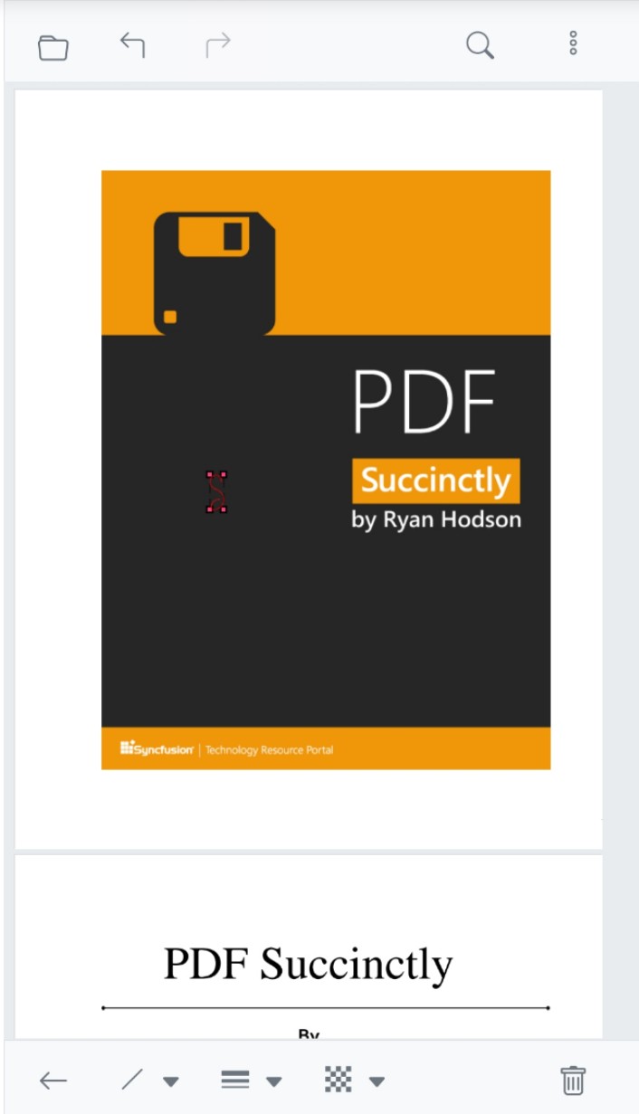 Add the signature to the viewer in Blazor SfPdfViewer