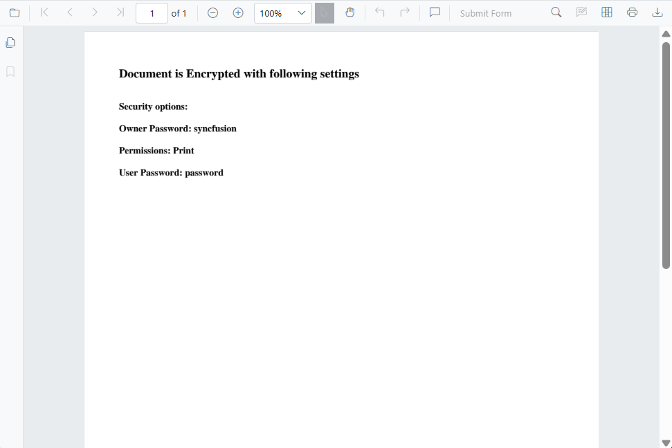Blazor PDF Viewer permission-restricted UI