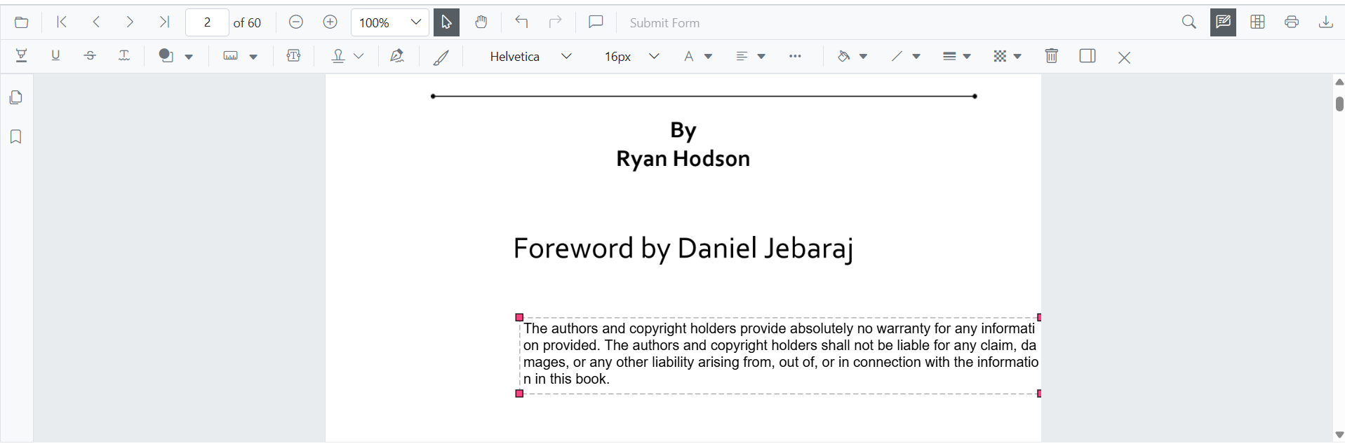 Enable AutoFit Free Text Annotation in Blazor SfPdfViewer
