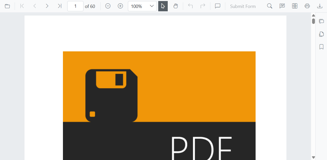 Enable the modern navigation panel in Blazor PDF Viewer