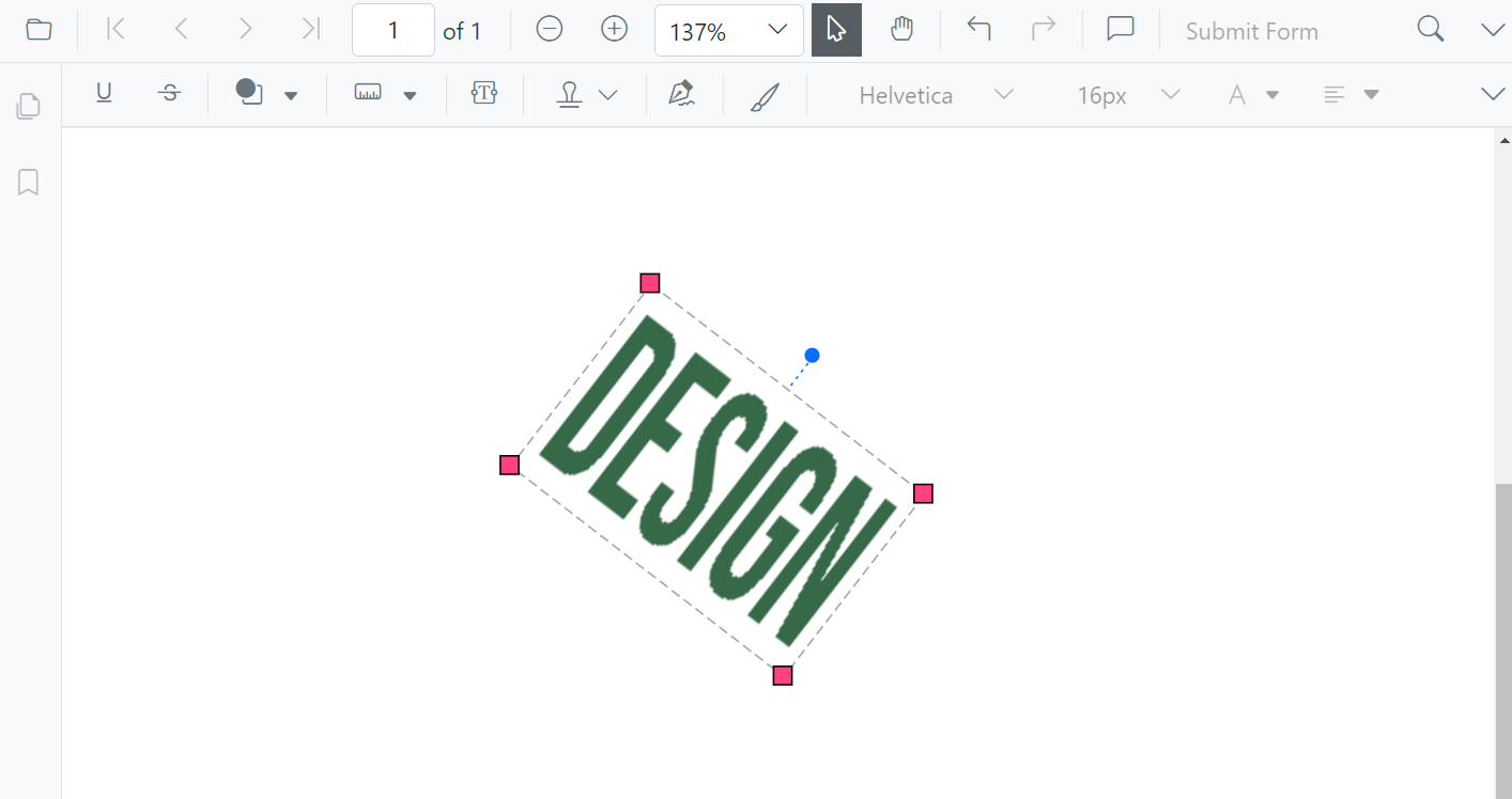 Rotation support for Custom Stamp and Customized templated stamps