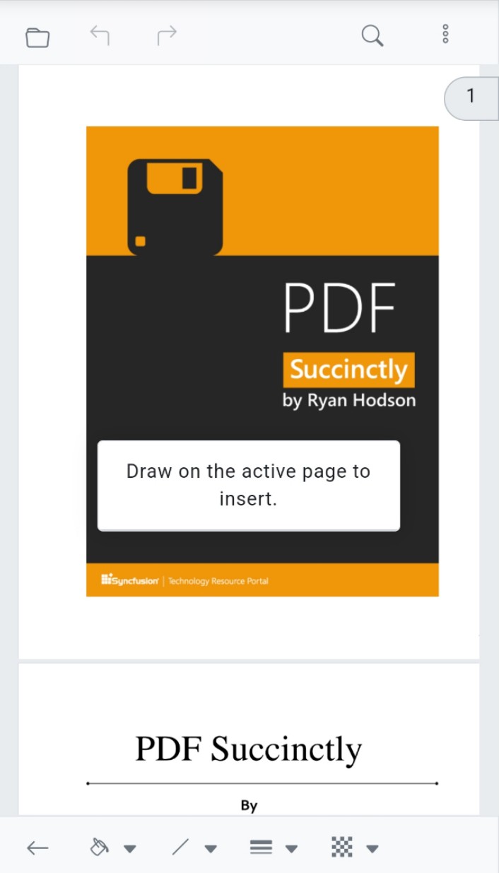Select a shape type in Blazor SfPdfViewer
