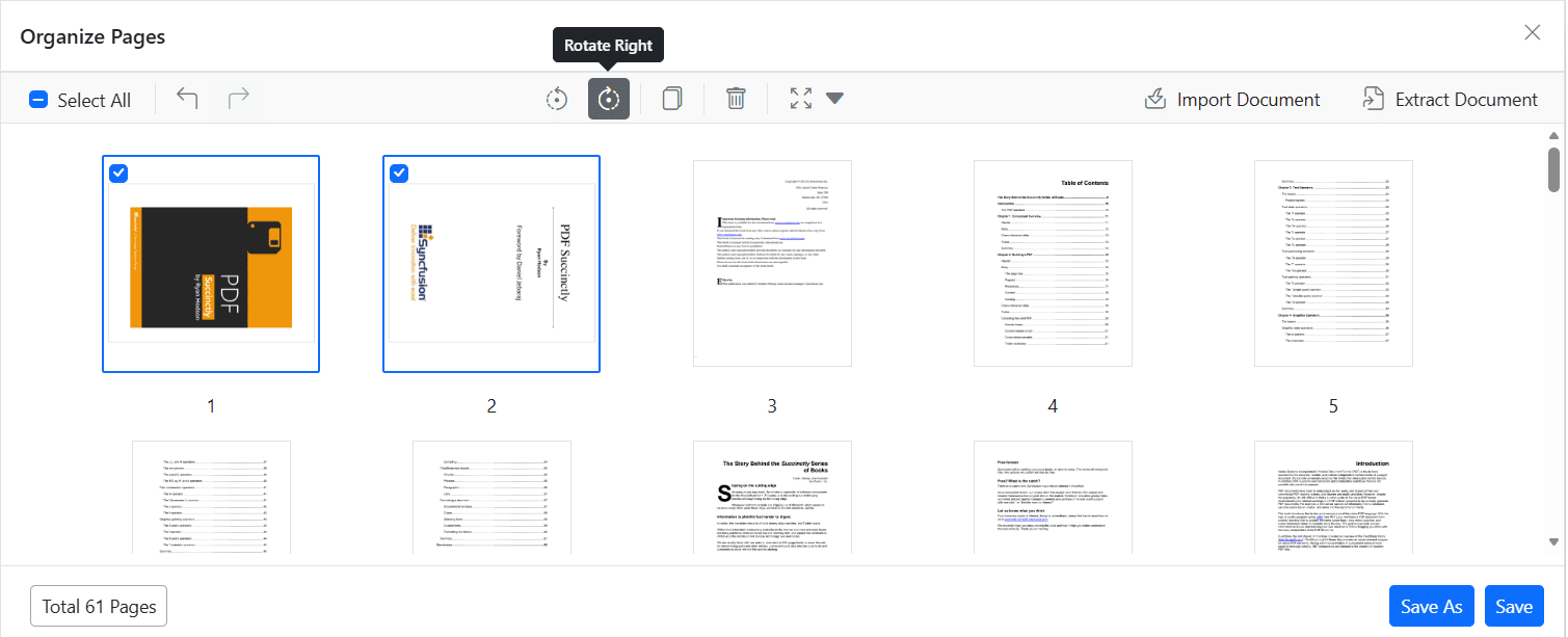 Rotate Pages