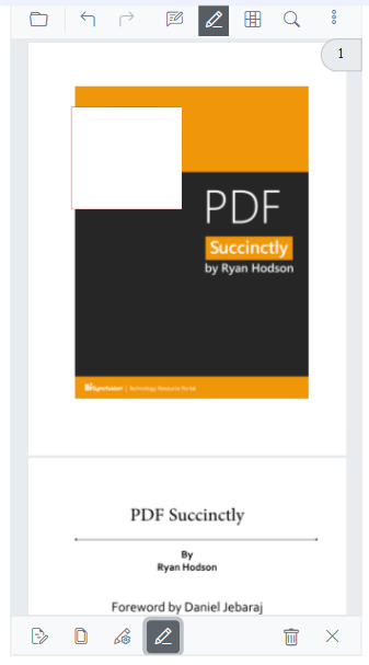 Apply Redaction Button