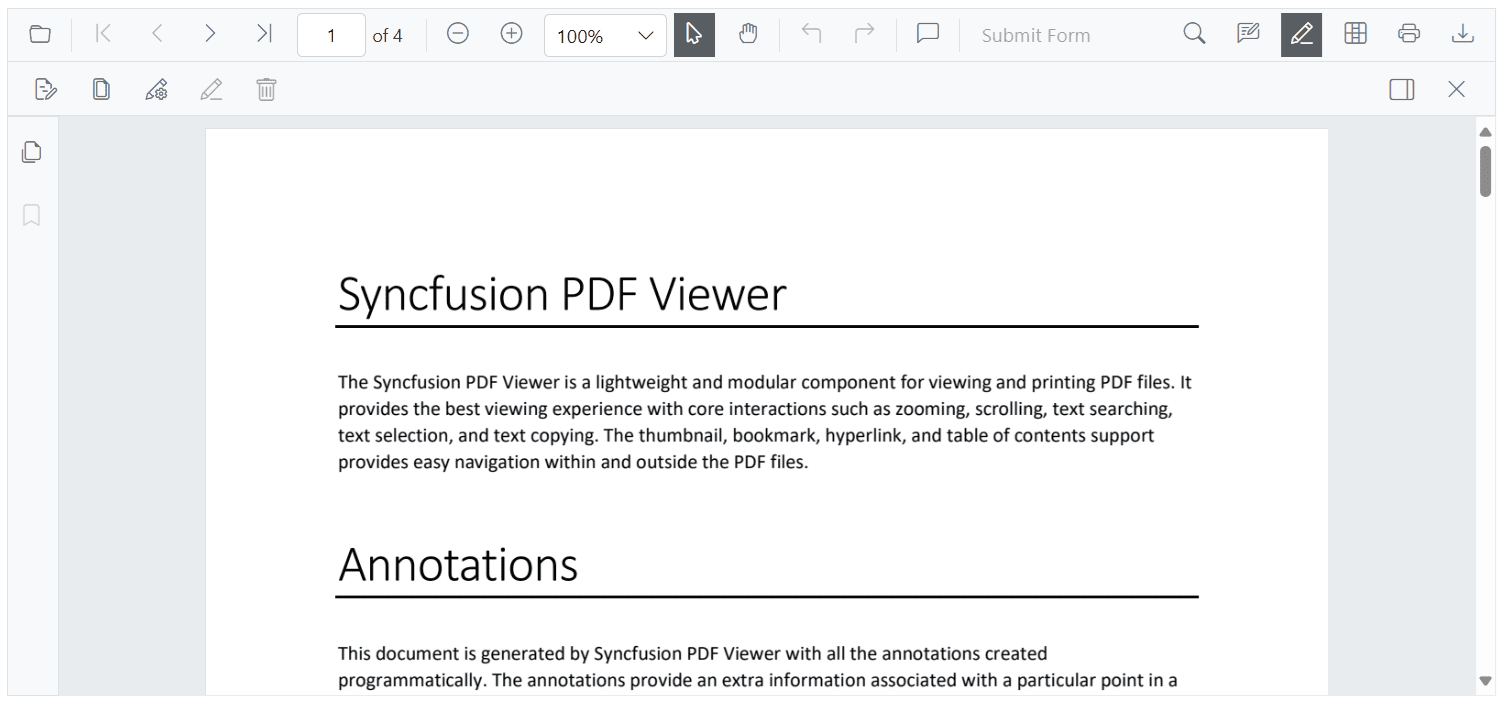 Toolbar with the Redaction tool highlighted