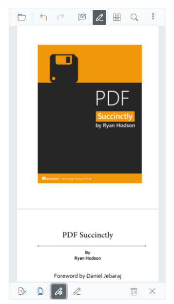 Redaction Properties Mobile View