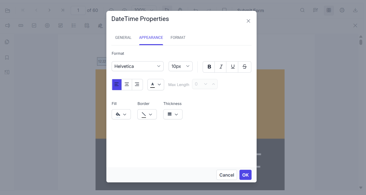 DateTime Picker Appearance