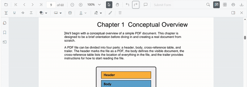 Strikethrough context