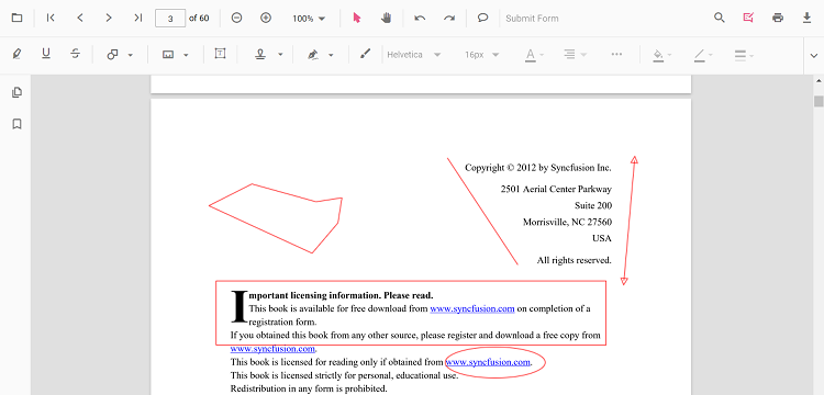 Shape annotations overview