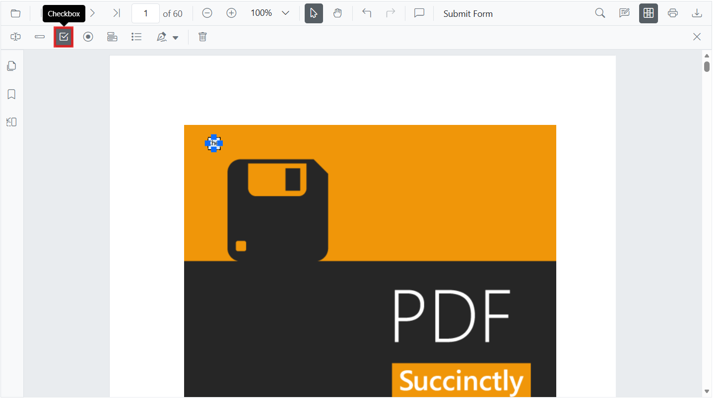 CheckBox added from UI