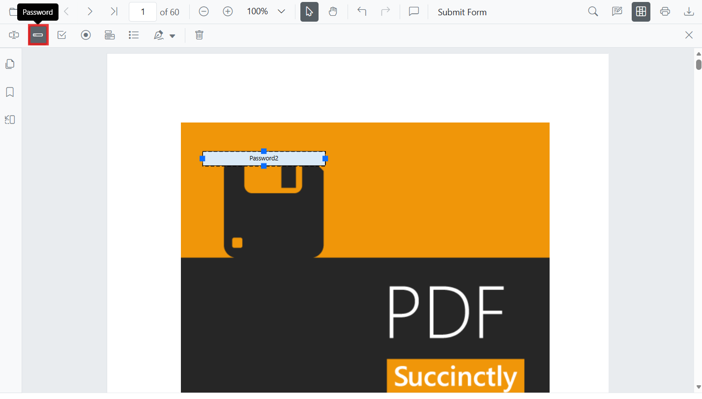 Password added from UI
