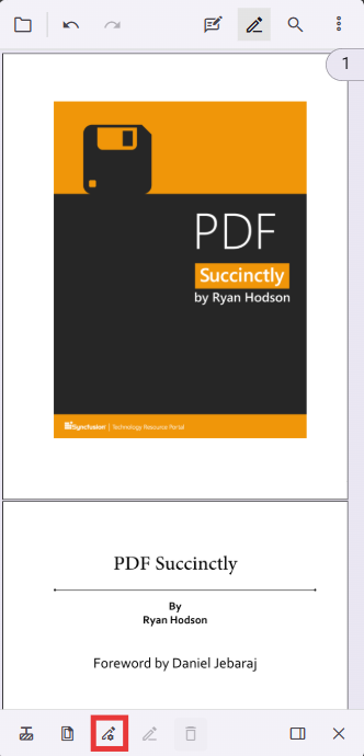 Redaction Properties Mobile View