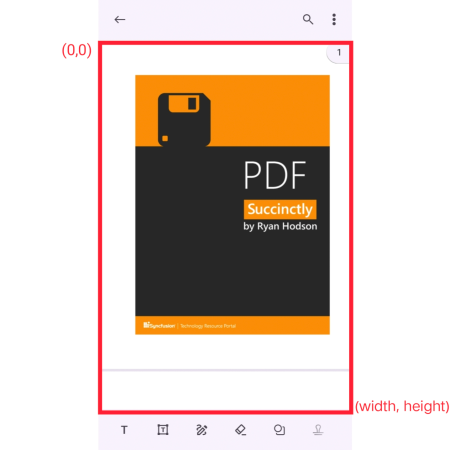 Client rectangle in .NET MAUI PDF Viewer
