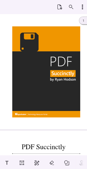 Getting started with .NET MAUI PDF Viewer