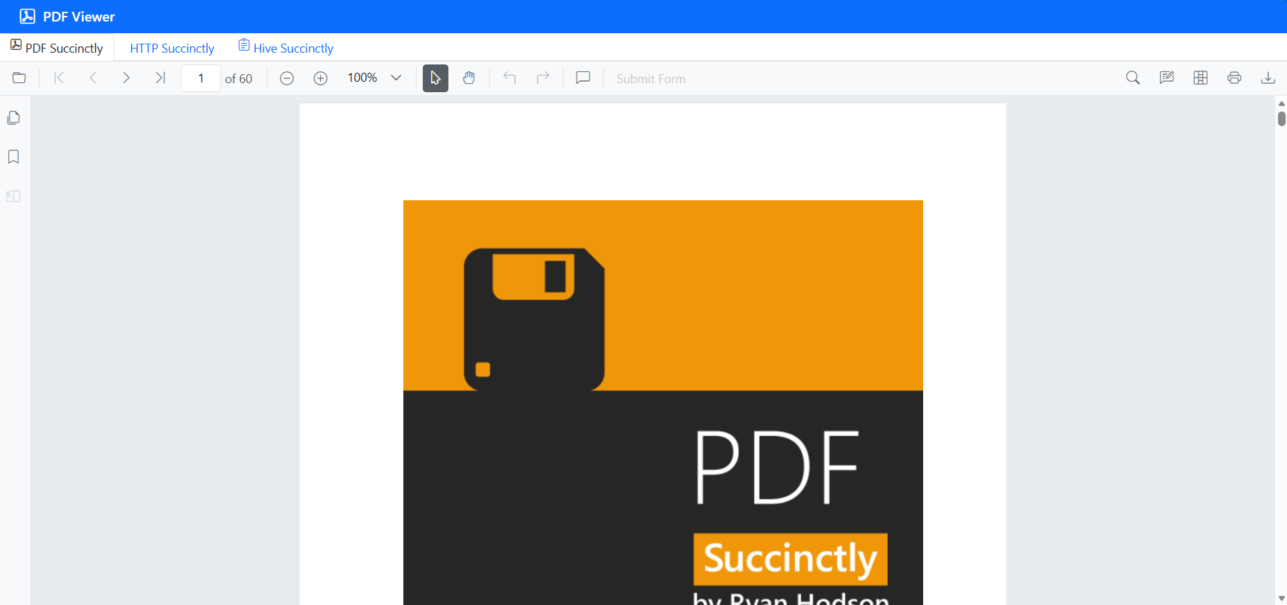 PDF Viewer in tabs generated by component tool