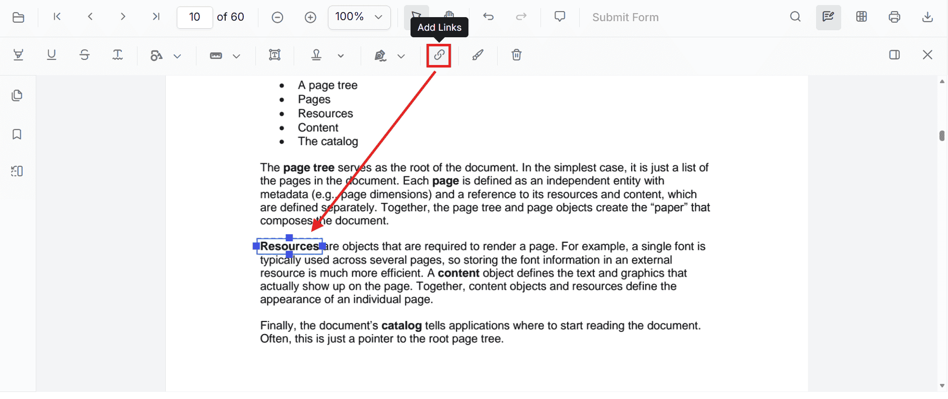 Link annotation overview