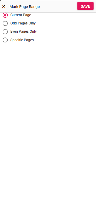 Page redaction dialog preview