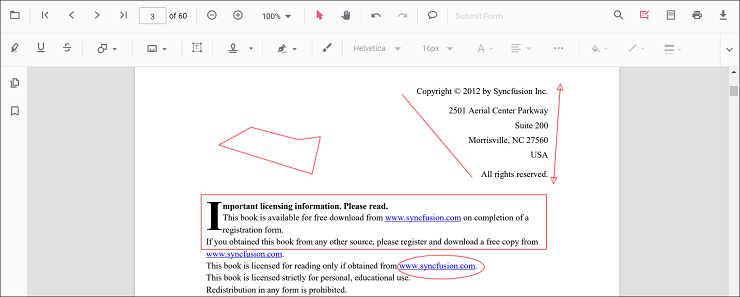 Shape annotations overview