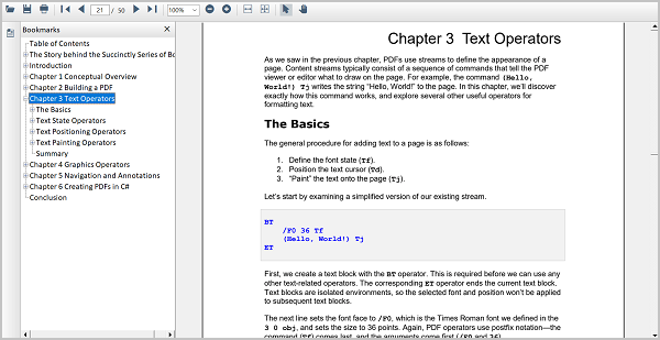 Bookmark Navigation