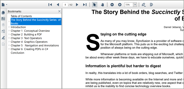 WPF PDF Viewer Enabling and Disabling Bookmark Feature