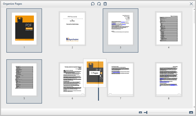 WPF PDF Viewer Rearrange Pages