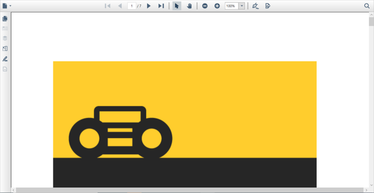 WPF PDFViewer New Toolbar Design