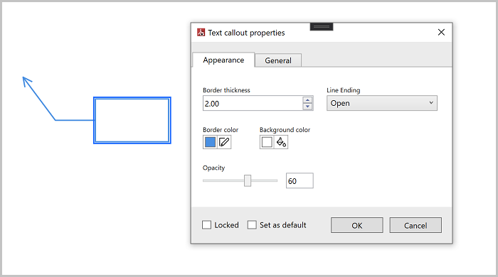 Text Callout Annotation