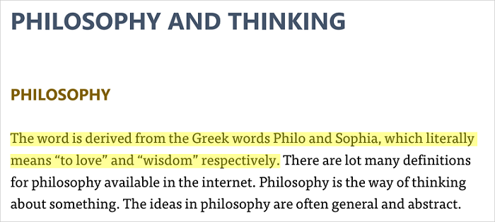 highlight annotation