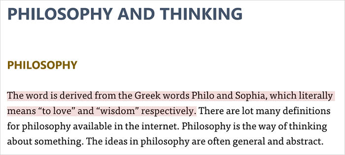 highlight annotation