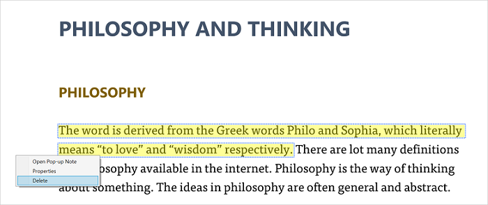 highlight annotation