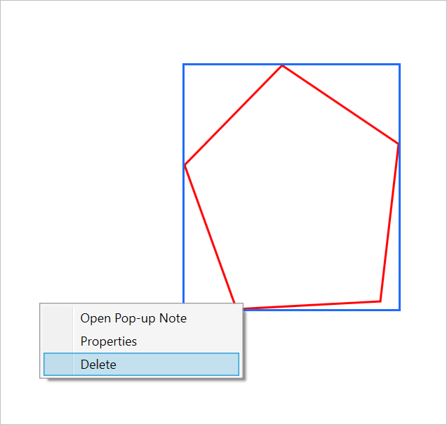 Delete polygon annotation