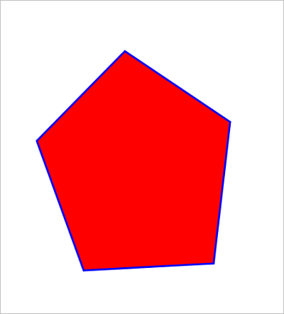 After applied polygon fill color