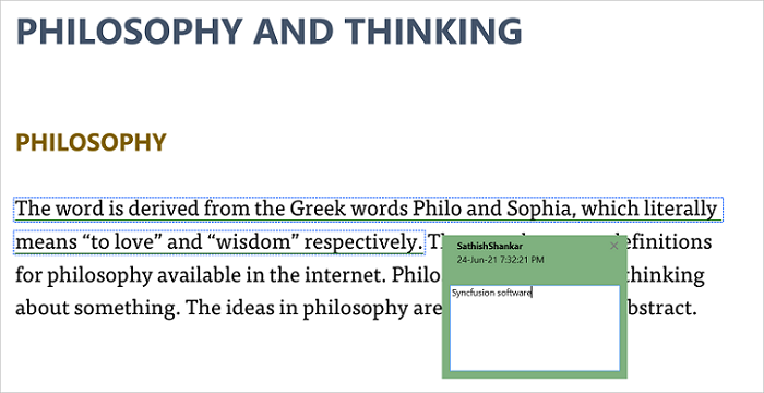 underline annotation